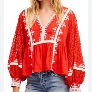Free people boogie all night blouse